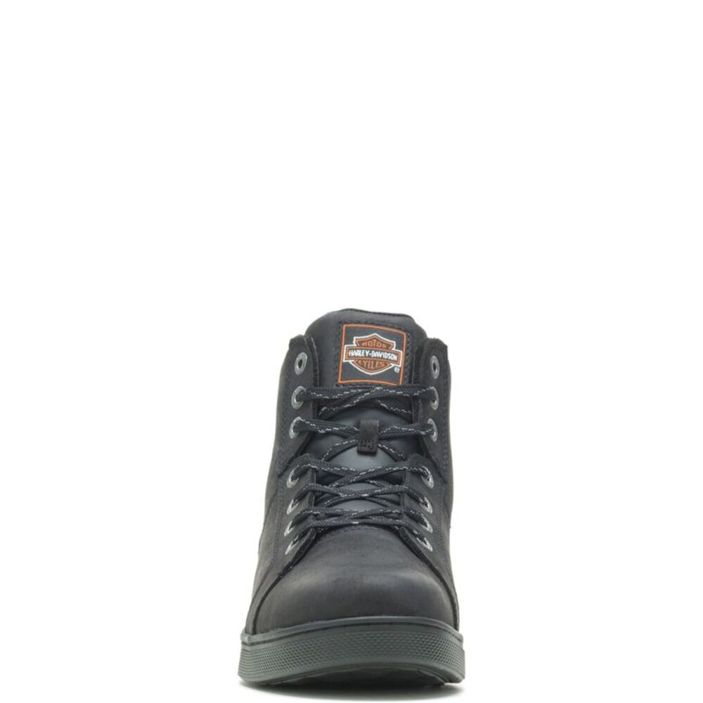 Harley-Davidson Mens Watkins 6" Black Shoes (NWT) - Picture 5 of 7